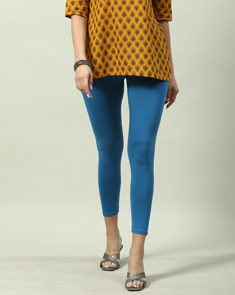 Buy Blue Leggings for Women by Biba Online Ajio