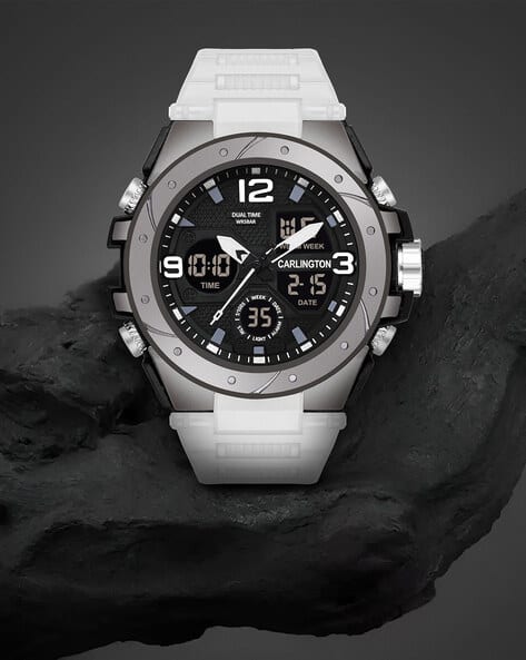 Carlington Endurance 9105 White Men Digital Wrist Watch