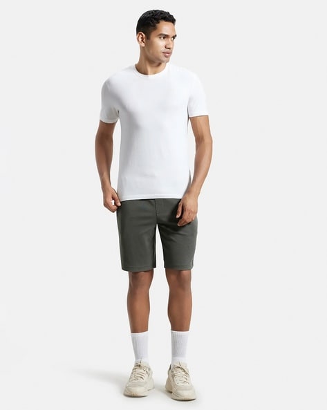 7898 - MVP Flex Twill Modern Fit Flat Front Shorts (Mens) - School