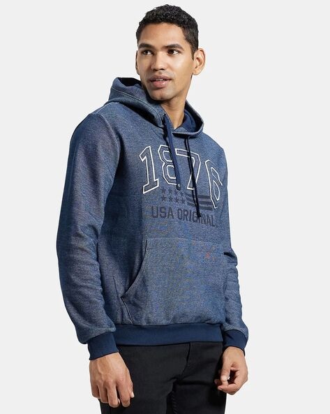 Combed cotton sale hoodie