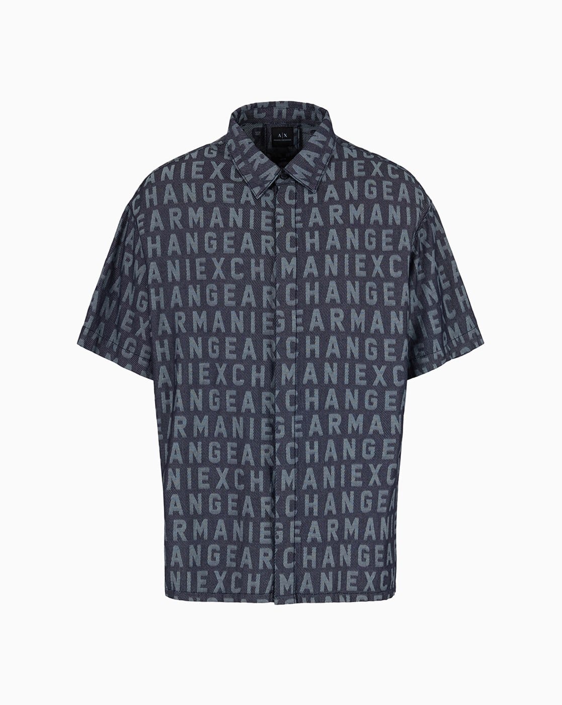 Buy Indigo Jacquard Shirts for Men by ARMANI EXCHANGE Online