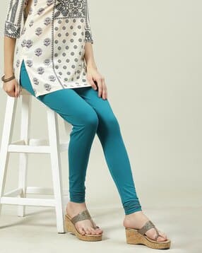 biba Women Churidar with Elasticated Waist-picture-11