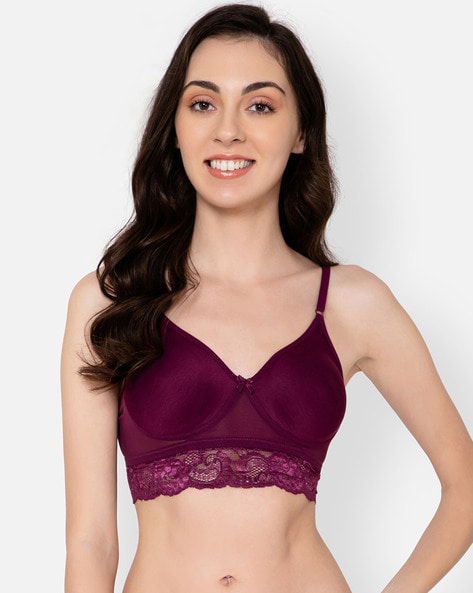 Clovia Lace Non-Padded Non-Wired Bra Women Full Coverage Non Padded Bra -  Buy Clovia Lace Non-Padded Non-Wired Bra Women Full Coverage Non Padded Bra  Online at Best Prices in India