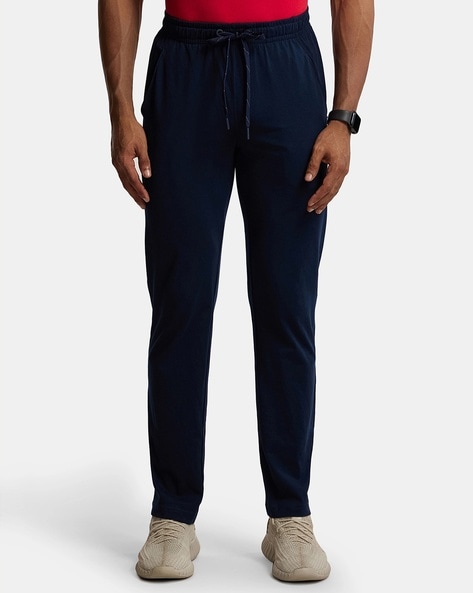 Buy JOCKEY Multi Solid Cotton Blend Slim Fit Men's Track Pants | Shoppers  Stop