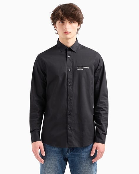 Buy Black Shirts for Men by ARMANI EXCHANGE Online