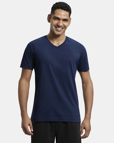 Buy Navy Blue Tshirts for Men by Jockey Online