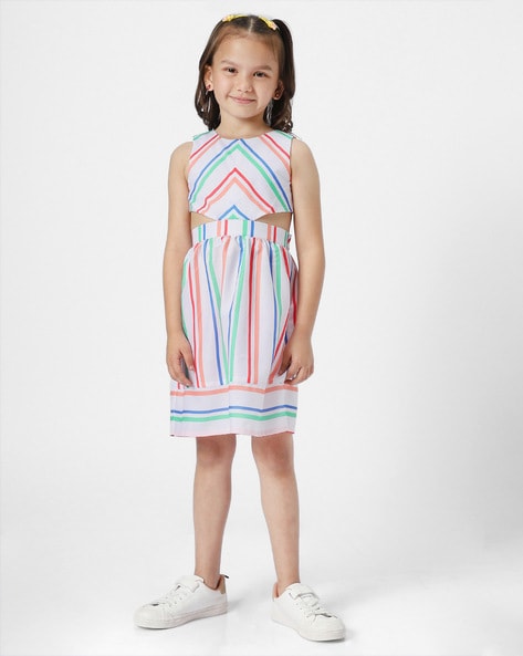 Nauti Nati Girls Striped Sheath Dress