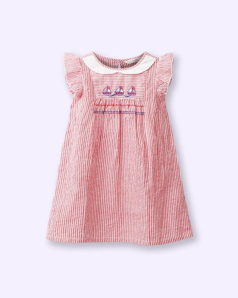 Beebay Girls Striped A-Line Dress