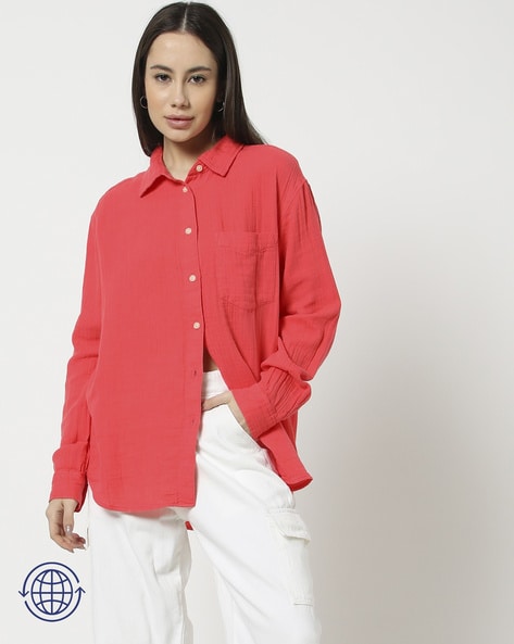 Buy Coral Shirts for Women by GAP Online Ajio