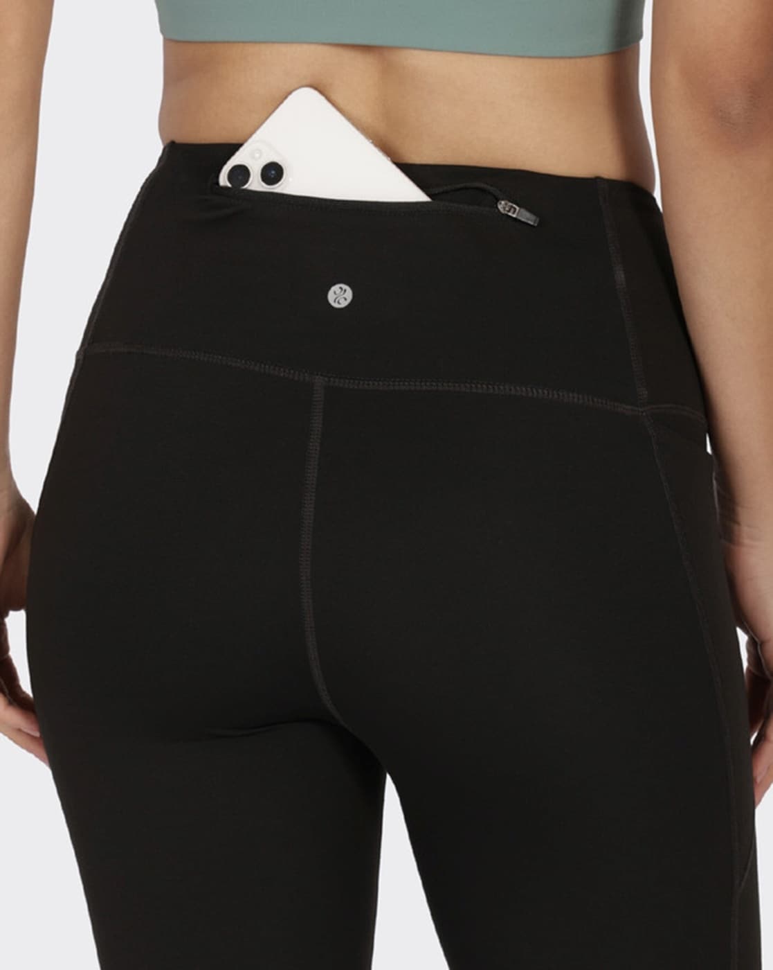 Buy Blissclub Women Black The Ultimate Leggings With 4 Pockets And Perfect  Ankle Length online