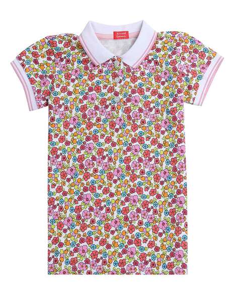 Floral polo for girls best sale