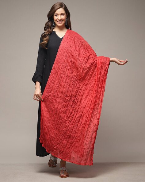 Biba Women Crinkled Cotton Dupatta