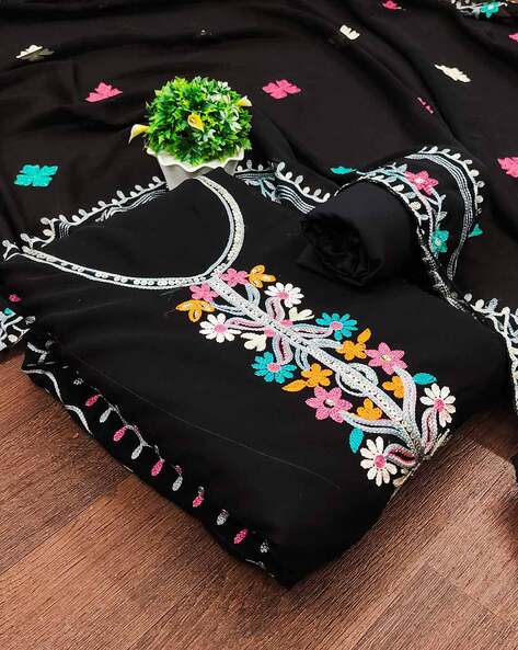 sheer embroidered floral dress White and Pink Embroidered Floral Midi Dress White / Small main image 1