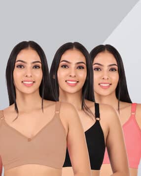 Pack of 3 Non-Padded T-Shirt Bras-image-20