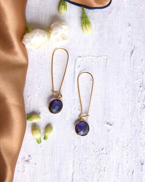 Women Gold-Plated Drop Earrings