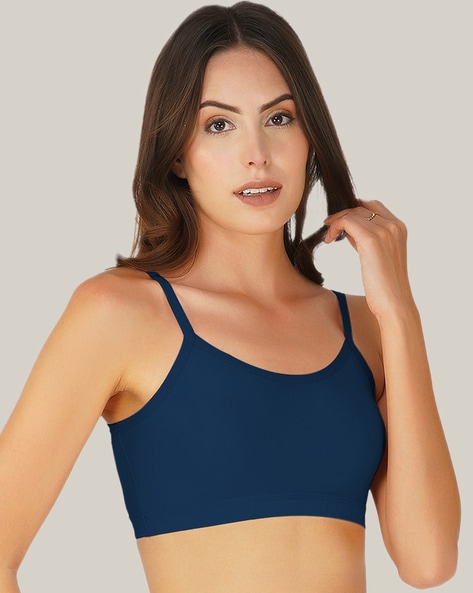 Sports Bra with Contrast Panels