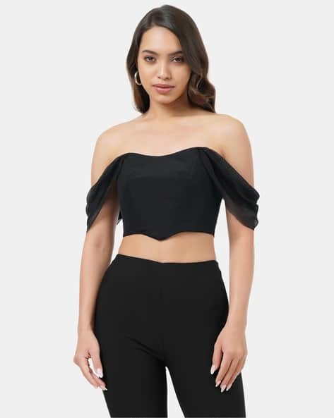 Buy Bout To Wear Women Fitted Off-Shoulder Corset Top Online