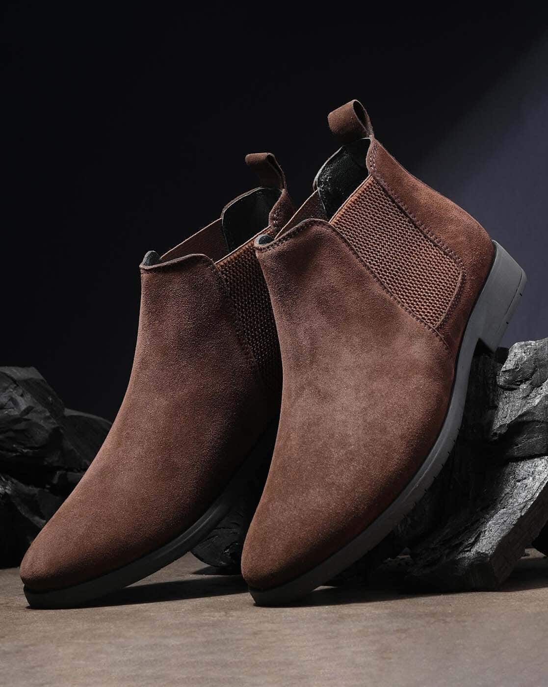 Buy Brown Boots for Men by DESIDERIO Online
