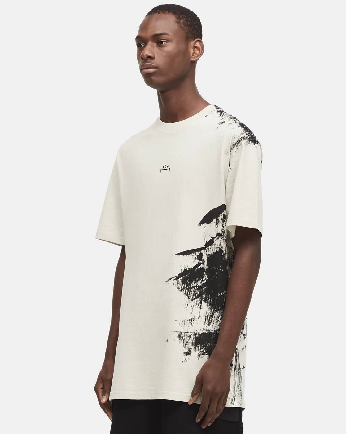 【A-COLD-WALL】VOLT BLUE BRUSHSTROKE T-SHIRT T-shirts A-COLD-WALL* Brushstroke T-Shirt Volt Blue | Footshop