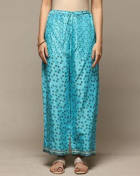 biba Women Geometric Print Relaxed Fit Palazzos-picture-25