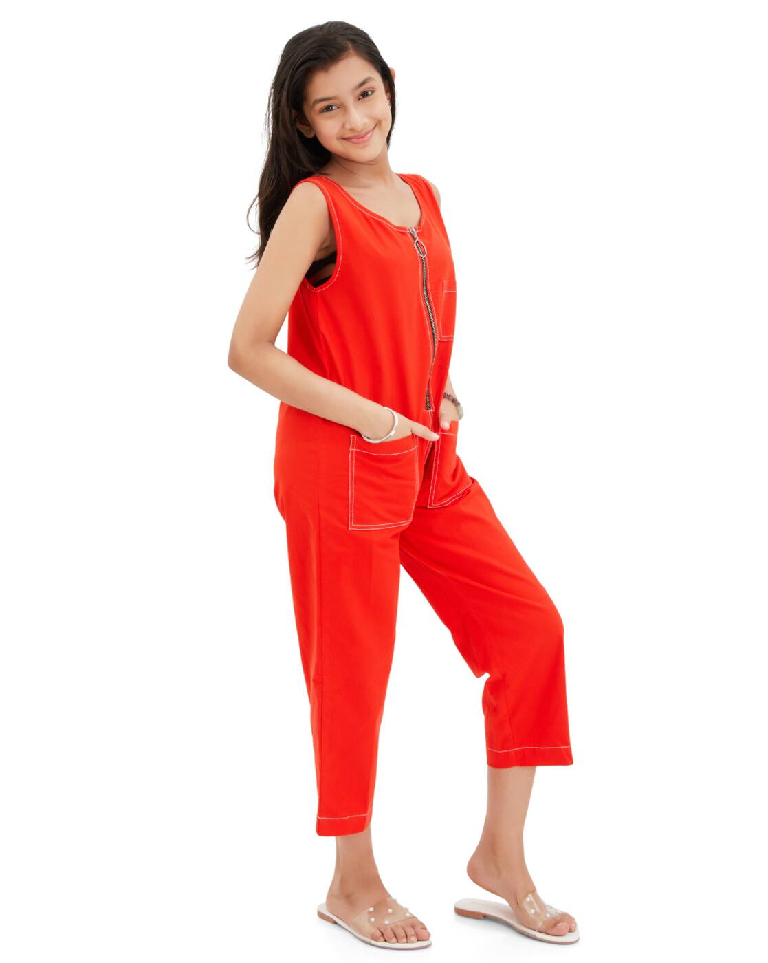 Buy OLELE Girls Half Zip-Front Regular  Online | Ajio.com