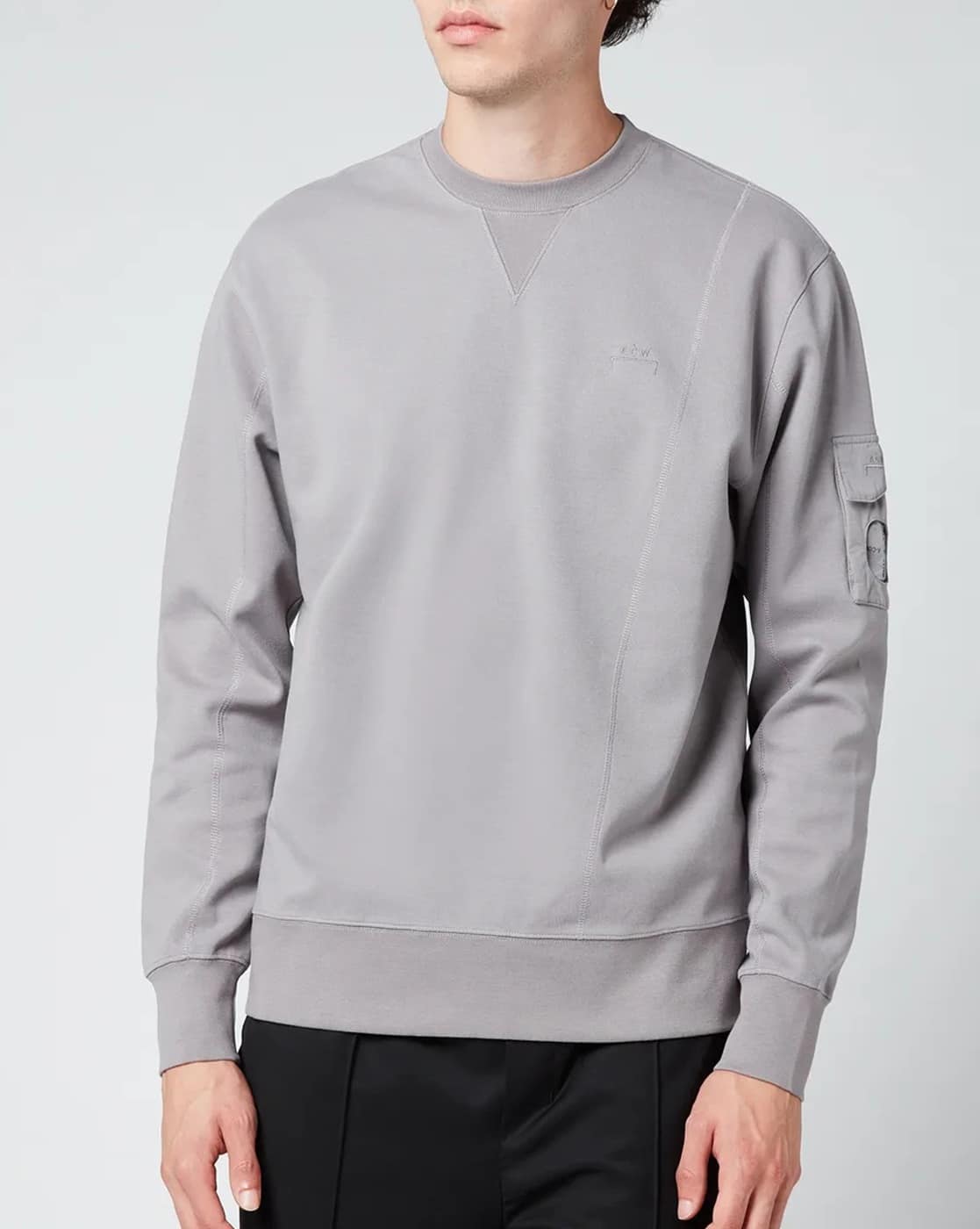 Buy A COLD WALL Essential Cotton Regular Fit Sweatshirt | Grey