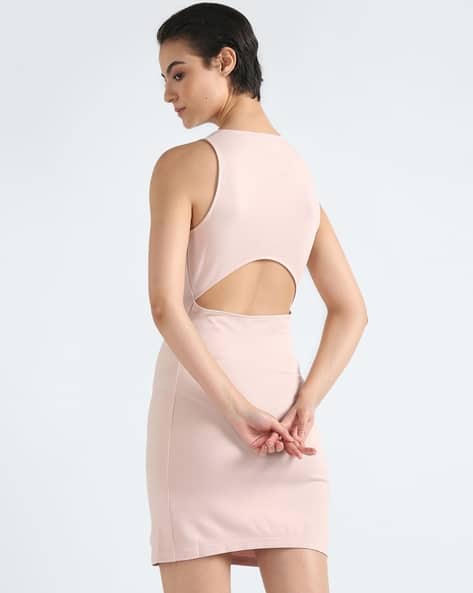 wedding dress white satin Sheath Ivory Backless Minimalist Wedding Gown AWD1988 Modern short Wedding Dresses Light Champagne Medieval Vintage discount quinceanera dresses Color:1