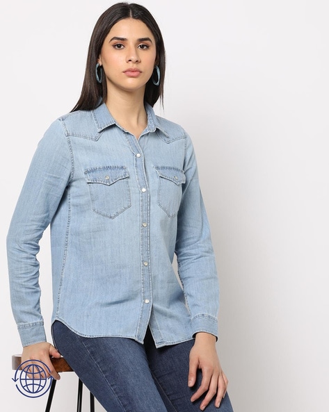 Denim Tops | Jean Shirts and Tops for Women | Dynamite CA
