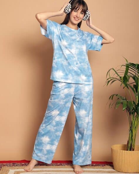 Buy Blue Night&LoungeWearSets for Women by Kanvin Online