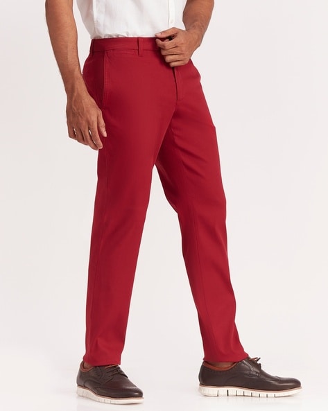 BESPOKE - Red Pants for Men - 183122 - www.bespokemoda.com– BESPOKE MODA