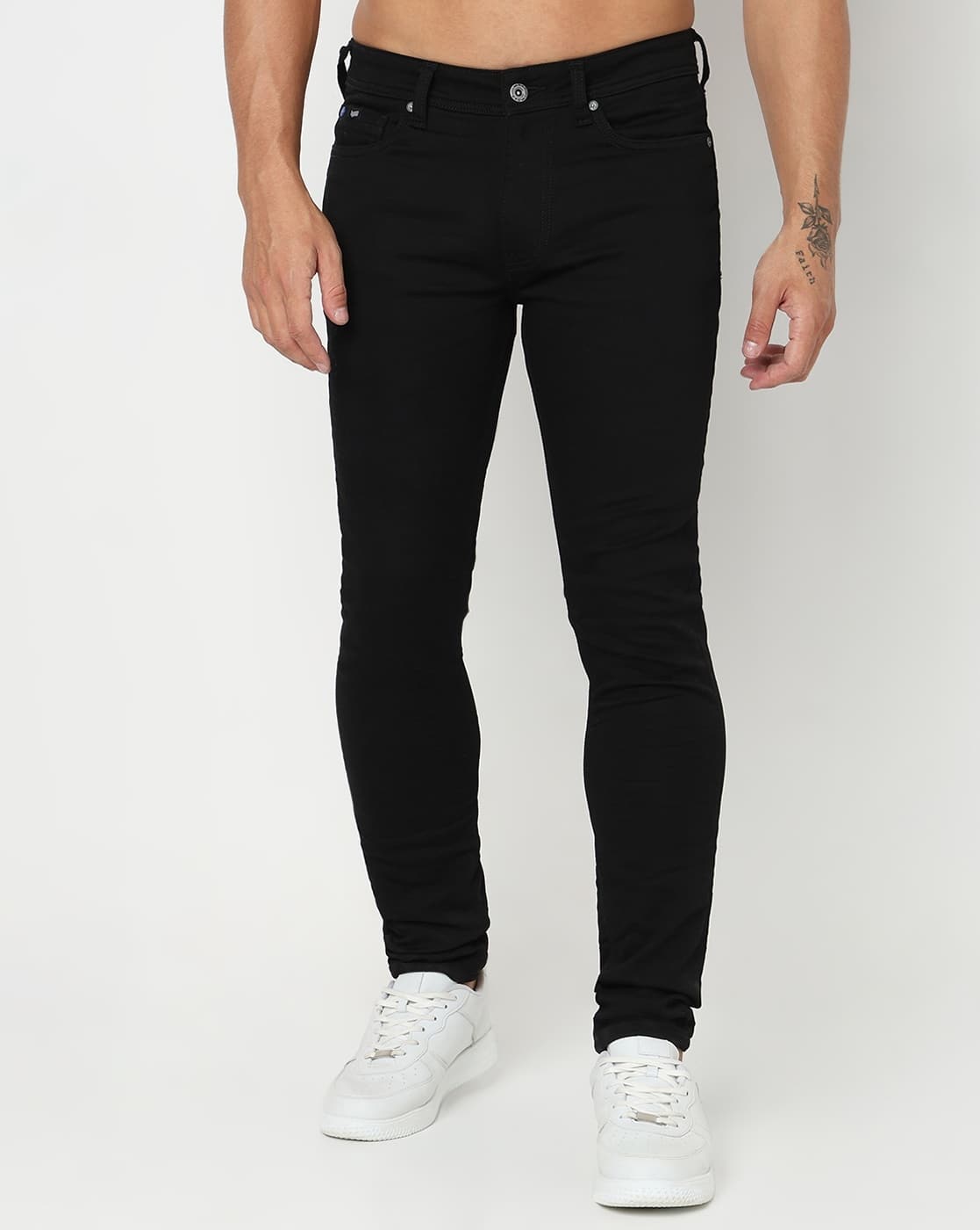 Slim Fit Skin Tight Black Jeans Buy Black Jeans For Men By GAS Online
