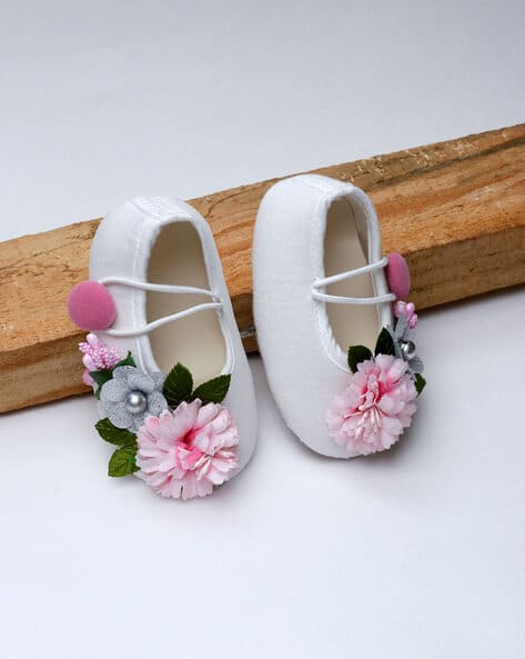 Buy White Shoes for Infants by DEVISHI Online