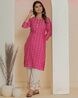 Buy Pink Kurta Suit Sets for Women by Dizon Online | Ajio.com