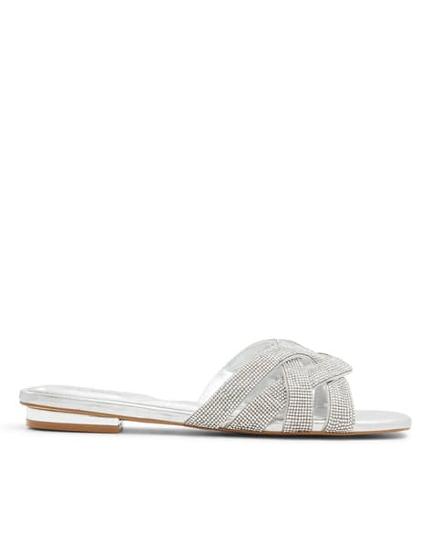 ALDO Women Embellished Slip-On Flat Sandals