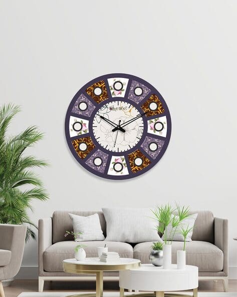 Buy Olive Tree Silent Movement Wooden Wall Closk Online | Ajio.com