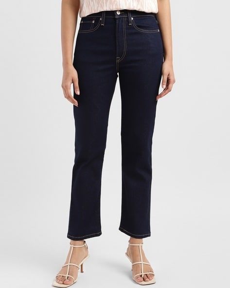 Levis Women Mid-Rise Wedgie Straight Jeans