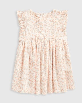 mothercare Girls Pretty Safari Printed A-Line Dress-picture-10