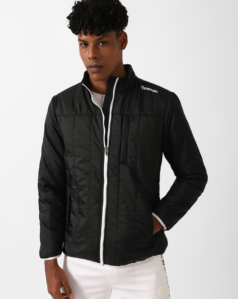 Reebok Men Regular Fit Bomber Jacket