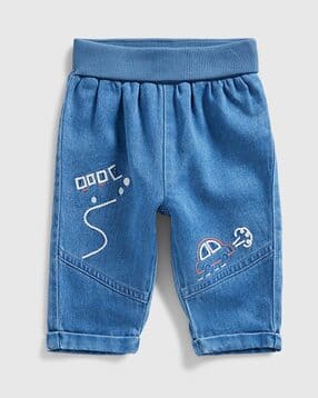 mothercare Boys Lightly Washed Jeans with Elasticated Waist-picture-31