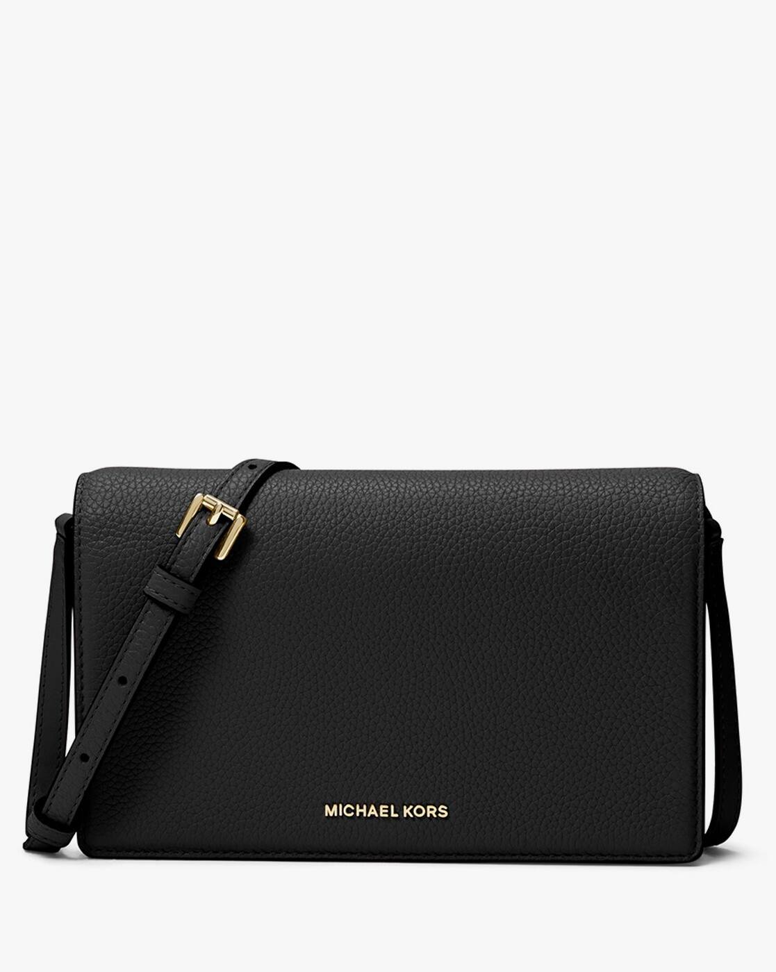 Buy Michael Kors Jet Set Medium Pebbled Leather Front-Flap
