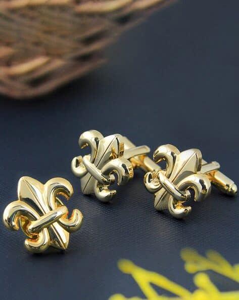 Set of Cufflinks with Lapel Pin