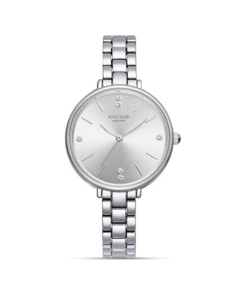 SONATA Women Poze Water-Resistant Analogue Watch-SP80018SM01W