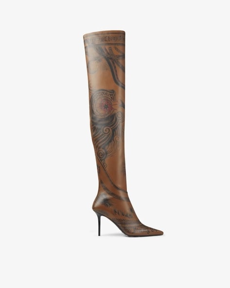 Jimmy choo thigh high boots deals