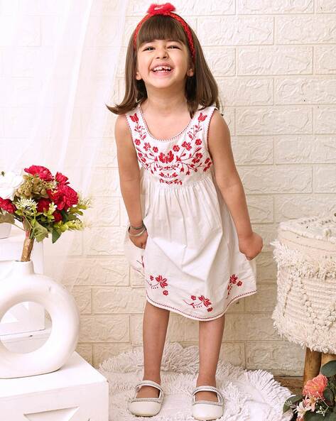 Buy White Dresses Frocks for Infants by BEEBAY Online Ajio