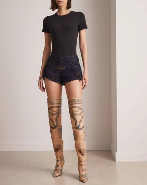 Buy Jimmy Choo JC x Jean Paul Gaultier Tattoo Printed