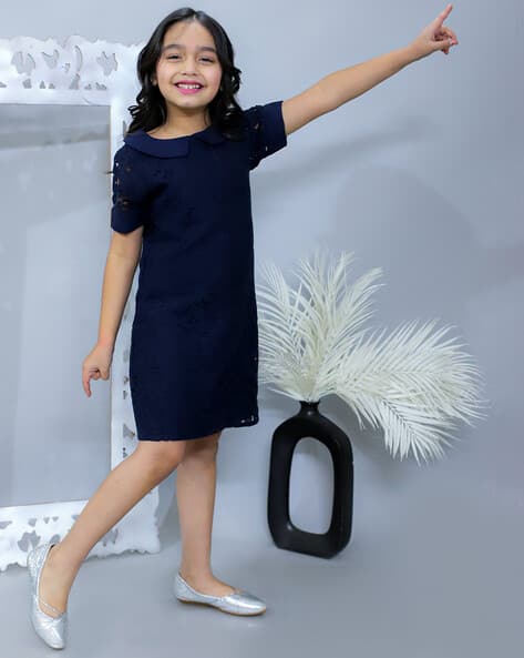 Girls Lace A-Line Dress