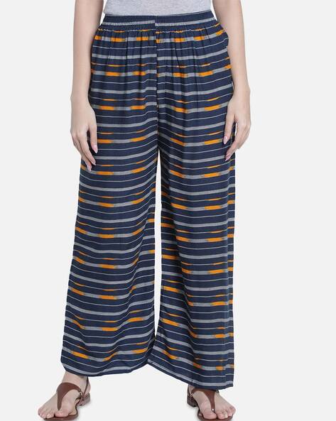 Women Striped Palazzos Price in India