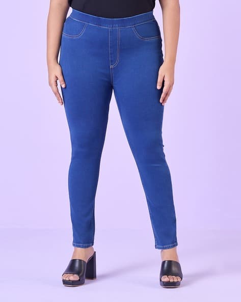 Buy Blue Jeans Jeggings for Women by Big Hello The Plus Life