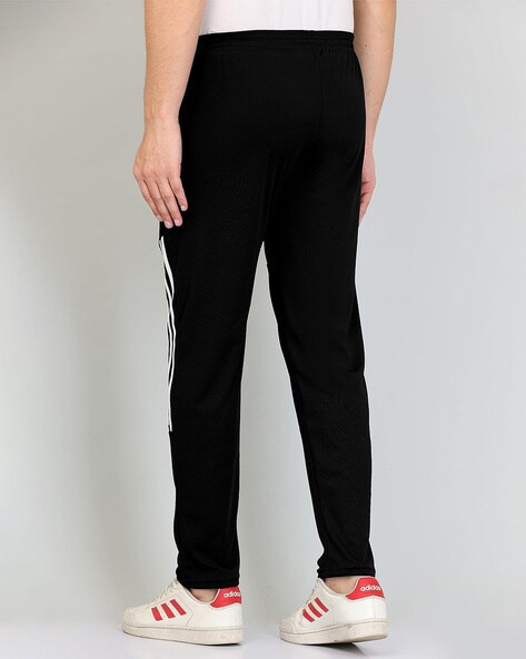 Straight Track Pants with Contrast Taping