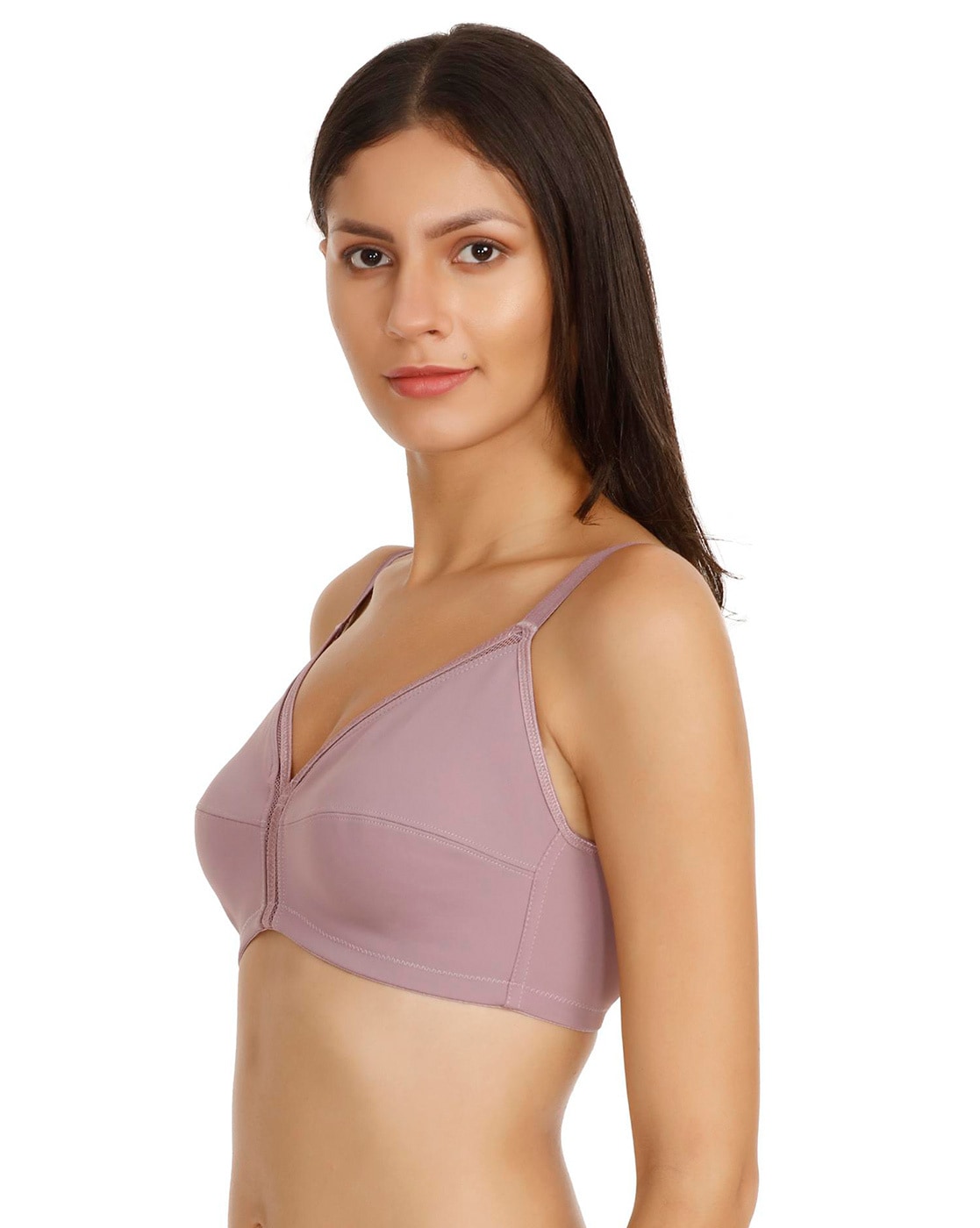 Single Layered Non-Wired Non-Padded Full Coverage Minimiser Bra